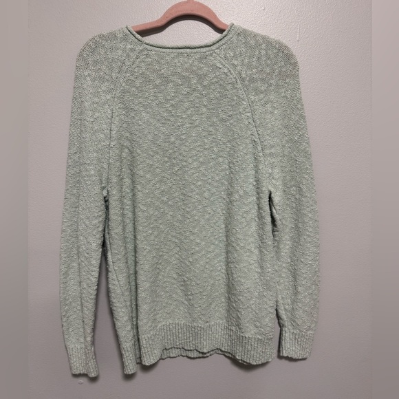 Women's Midweight Cotton Slub Rollneck Pullover Lightgreen - Picture 5 of 9